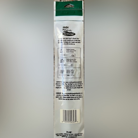 NEW 18 Plaid Folk Art One Stroke Donna Dewberry Paint Brushes - Picture 7 of 9